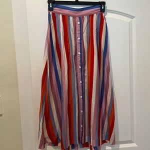 Colorful Xirena Midi Skirt